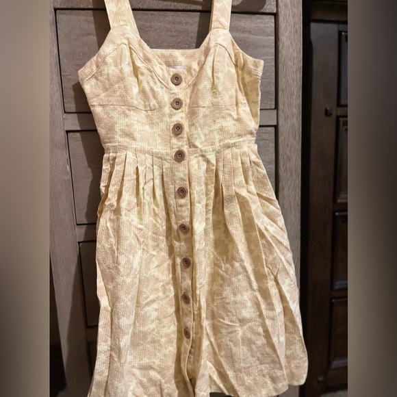 Anthropologie Cafe Button Dress 00p - Picture 2 of 3